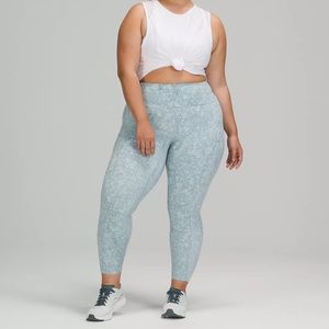 lululemon fast and free high rise tight 25"